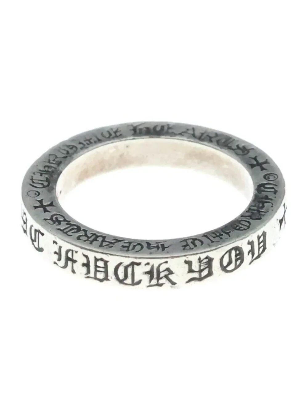 Chrome Hearts 3 Spacer Nyc Limited Youring Silver Ring